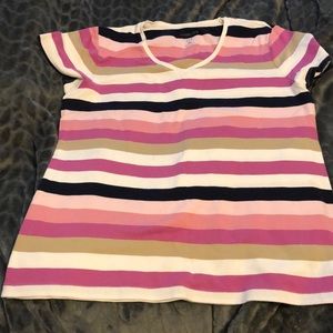 Croft and Barrow stripped tee shirt